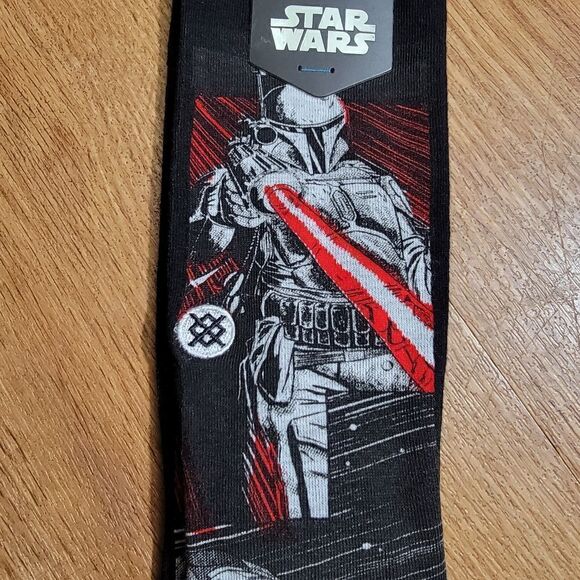 Stance Star Wars Boba Fett Mandalorian Slave I Socks Size Medium M Manga Style - Picture 5 of 9